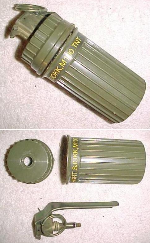 Norwegian M100 TNT Grenade - Click Image to Close